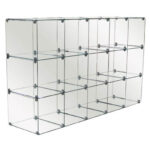 15 Glass Cube Display Shelves