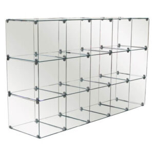 15 Glass Cube Display Shelves