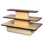 Flat Pack Tiered Retail Display Table