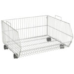 600mm Wire Basket with Wheels
