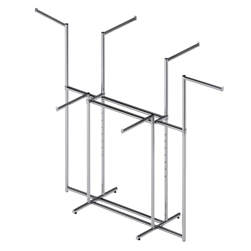 Clothes Rail Display Stand - 6 Straight Arms