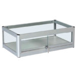 Aluminium Frame Glass Countertop Showcase