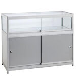 Aluminium & Glass Display Storage Counter