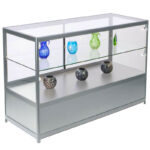 Aluminium & Glass Shop Storage Counter