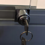 Aluminium & Glass Shop Storage Counter Lock