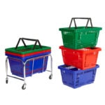 Shopping Basket Stacker (21L - 28L) with Baskets