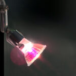 Black Aluminium & Glass Shop Display Cabinet Light