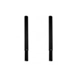 Black Height Extensions For Heavy-Duty Clothes Rail Extension Bars