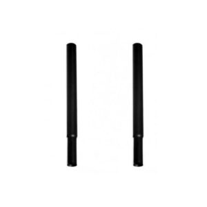 Black Height Extensions For Heavy-Duty Clothes Rail Extension Bars