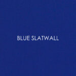 Blue Slatwall Panels Detailed