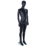 Child Mannequin Unisex Egg Head Matt Black Tallest