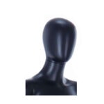 Child Mannequin Unisex Egg Head Matt Black Head Tallest