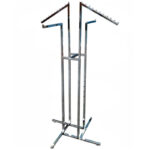 Clothes Rail Display Stand - 4 Mixed Arms Empty