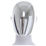 Female Chrome Egg Head Mannequin Matt White Head
