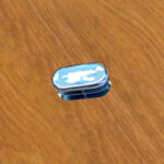 Flat Sided Oval Chrome Tubing End Cap