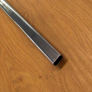 Flat oval, cut to length rail tubing