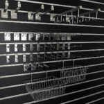 Garage Storage Black Slatwall Kit 5 Panels