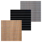 Garage Storage Slatwall Kit Colour Options - Oak, Black & Pino Grey