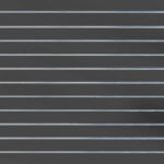 Graphite Grey Slatwall Panels Front