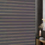 Graphite Grey Slatwall Panels In Home