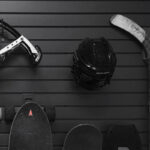 Graphite Grey Slatwall Panels In Shop