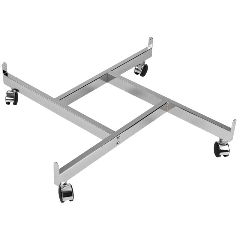Gridwall 4-Way Base with Wheels - Uni-Shop Gridwall 4-Way Base with Wheels
