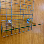 Gridwall® Panel Glass Shelves (600mm Wide)