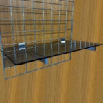Gridwall® Panel Tinted Glass Shelves (600mm Wide)