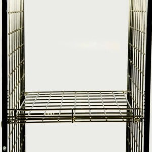 Wire Gridwall Shelf with Front Lip