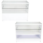 Half Vision Shop Counter White