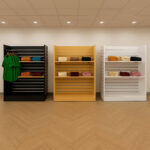 Large H-Shaped Slatwall Gondola Display Unit