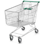 Large Wire Supermarket Trolley 180L or 240L