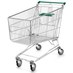 Large Wire Supermarket Trolley 180L or 240L