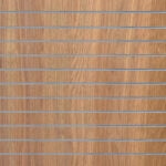 Oak Slatwall Panels Front