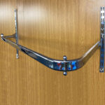 Twin Slot Oblique Angle Clothing Rail