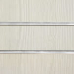 Pino White Slatwall Panels Close Up