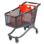 Plastic Supermarket Trolley - 100% Recyclable (220 Litres)