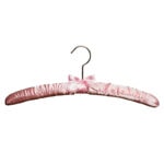 Pink Satin Padded Clothes Hangers (Box Of 100)