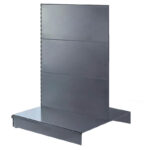 Silver Retail Gondola Shelving