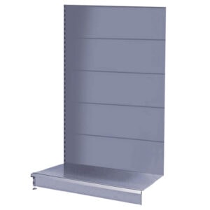 Silver Retail Wall Shelving