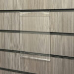 Slatwall A5 Poster Holders Shop Fitting