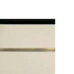 Black Slatwall Panel C Section Edge Trim