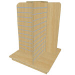 4-Way Slatwall Gondola Unit - Irish Maple