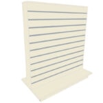 Slimline Slatwall Gondola Display Island - Coral