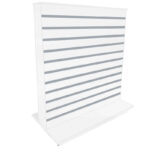 Slimline Slatwall Gondola Display Island - White