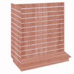 T-Shaped Slatwall Gondola Unit - Eternity Oak