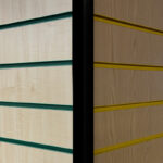 Slatwall Internal or External Corner Trim Black