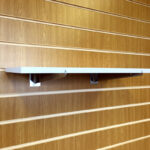 Slatwall MDF Shelf Brackets Example