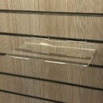 Slatwall Acrylic Shoe Shelf Shop Fitting