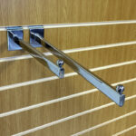 Slatwall Straight Arm Oval Shop Fitting (Assorted Sizes)